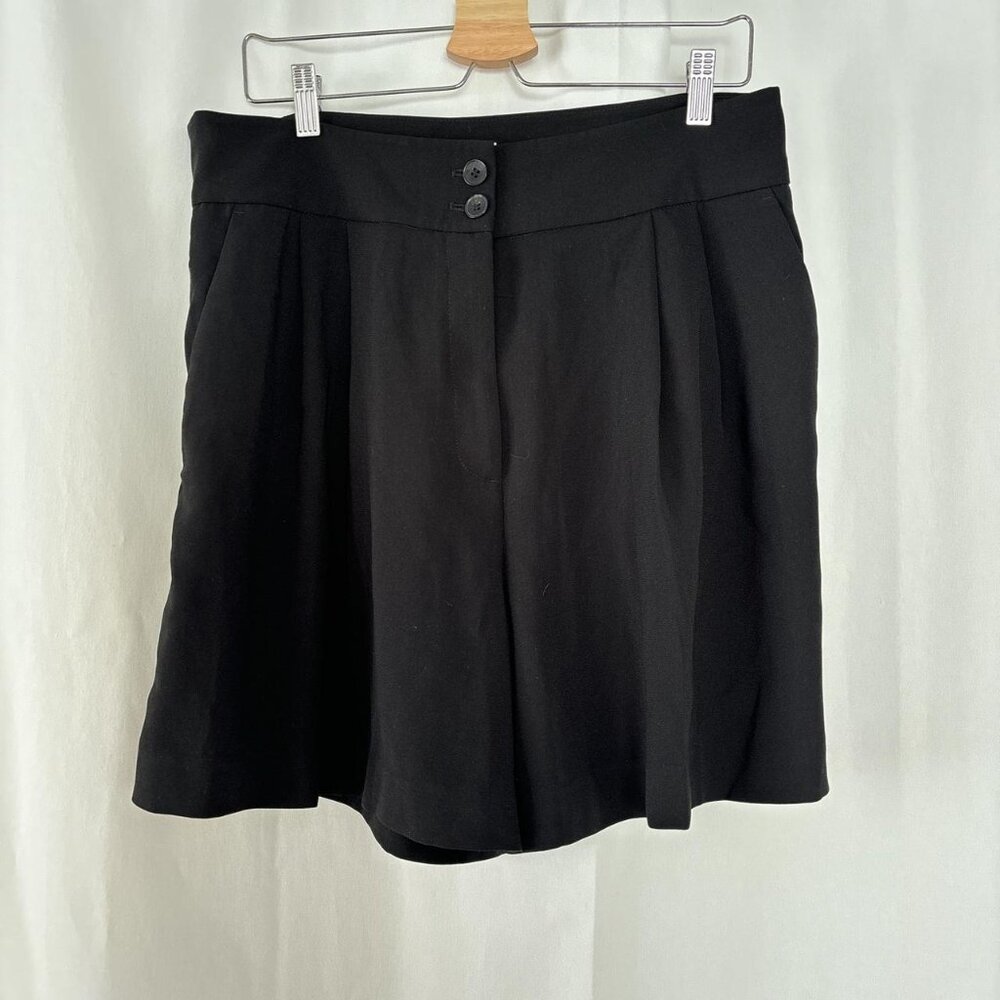 High Waist Wide Leg Pleated Shorts From H&M